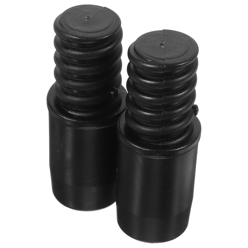 2 Pcs Plastic Broom Handle End Adapter Threaded Tips For Floor Cleaning Tools