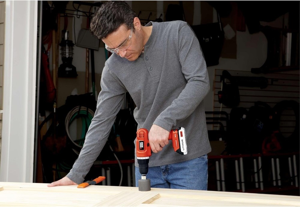 BLACK+DECKER 20V MAX Cordless Drill & Driver Kit, 30-Pc Bit Set, Tool Only