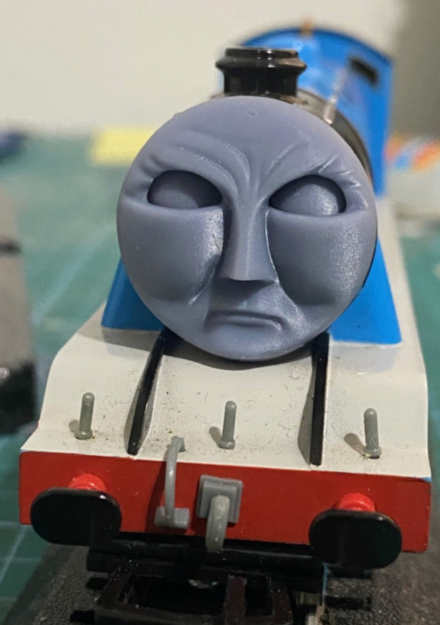 Custom HO/OO Bachmann Gordon Magnetic Faces Set of 6