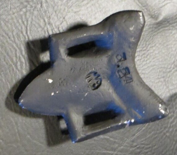 megalodon dive weight hand cast lead d2