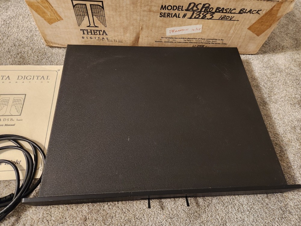 Theta DS Pro Basic Digital Signal Processor Black With Original Packaging Tested