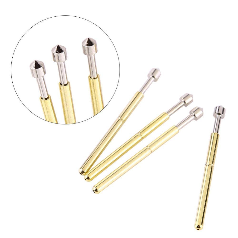 100pcs P75-E2 Spring Test Probe Pogo Pin Test Tools Dia 1.3mm Conical Head 1....