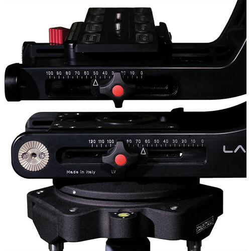 Fluid Head Cartoni LAMBDA 25 Mitchell/Flat Base Cine Style Slide HL2500