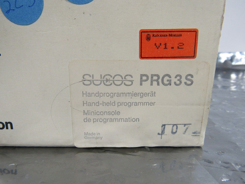 KLOCKNER MOELLER PRG3S HAND HELD PROGRAMMER (MINOR SCUFFS ON SCREEN) *NIB*