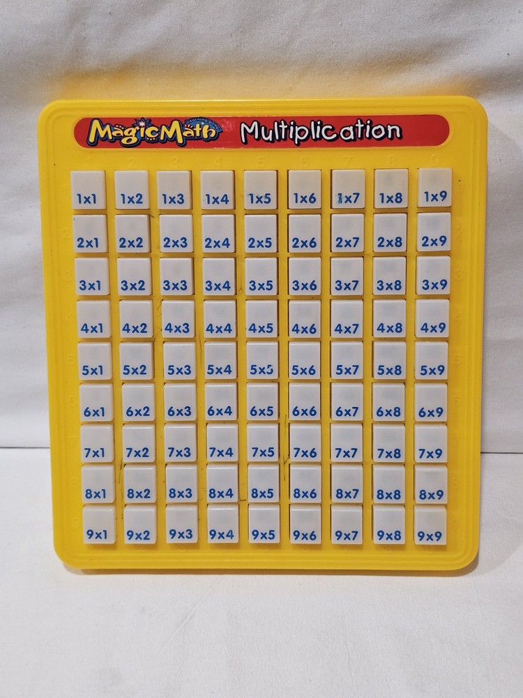 Vintage 1993 Magic Math Multiplication Educational Learning Machine
