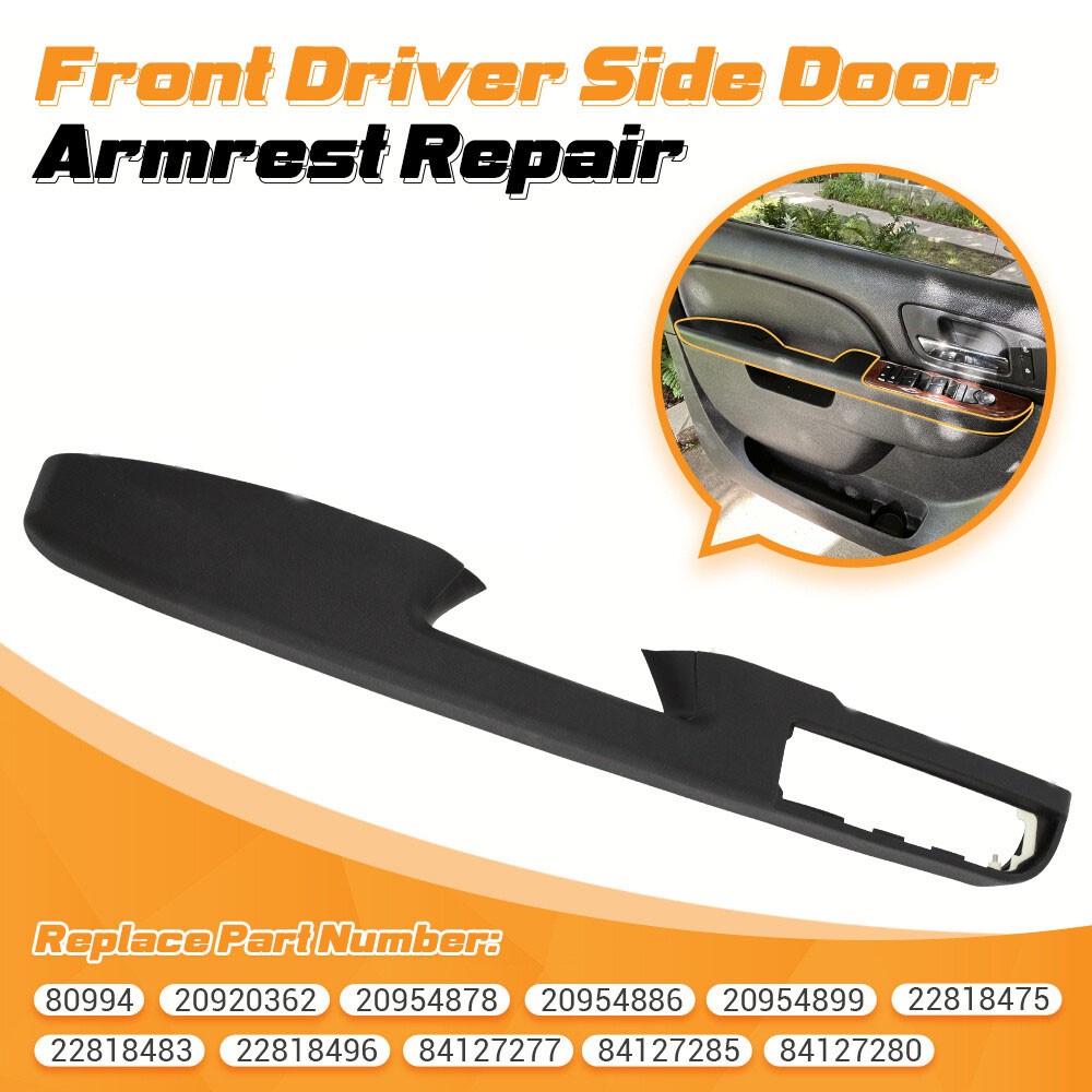 Driver Side Inner Door Pull Handle Left Armrest Repair for 2010-2014 Chevy GMC