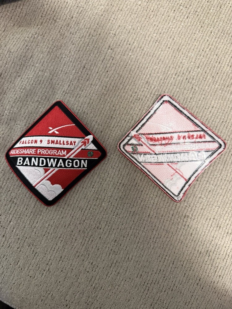 Authentic Employee Only SpaceX Mission Patch Bandwagon