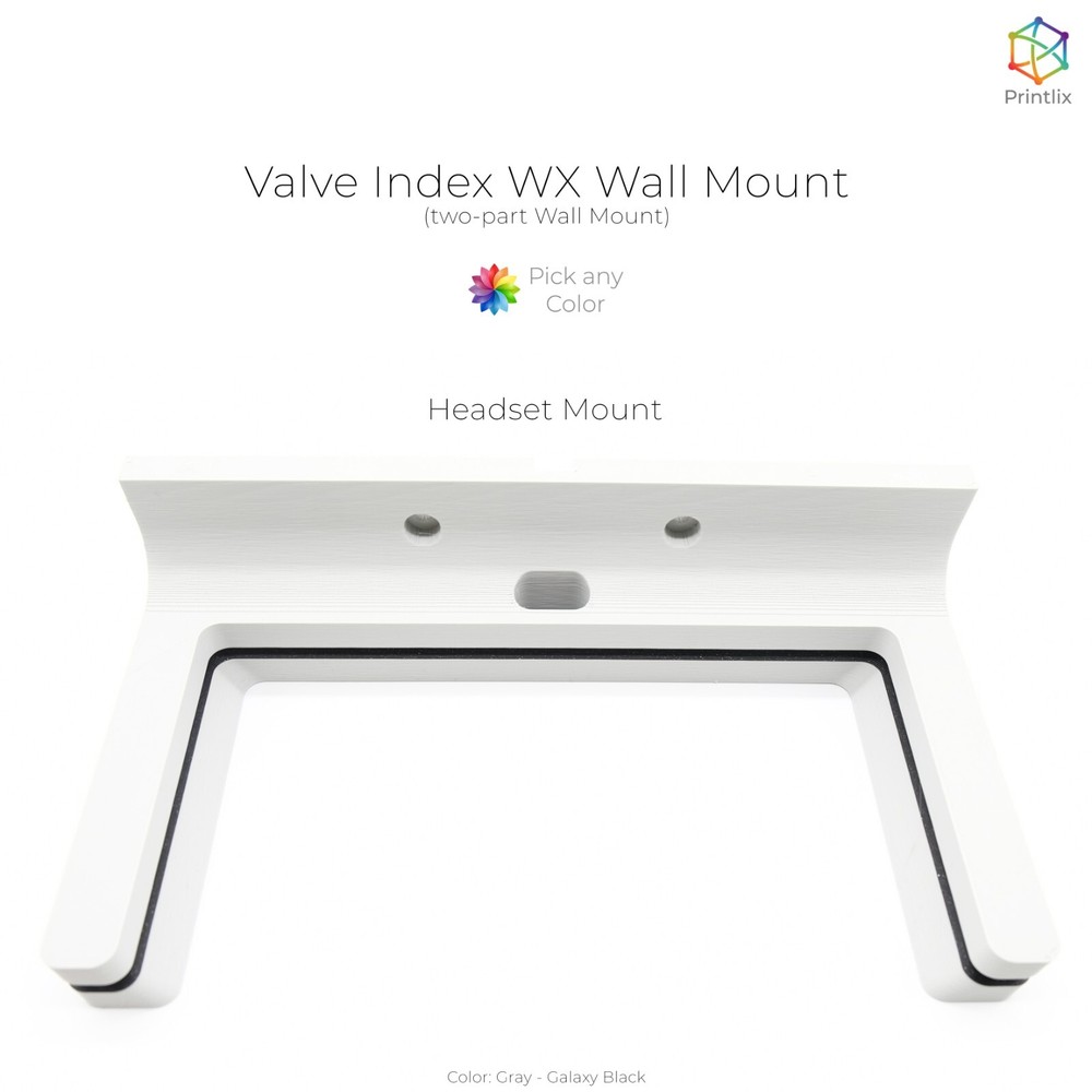 Valve Index WX Wall Mount for Index Controllers and Headset - PLA