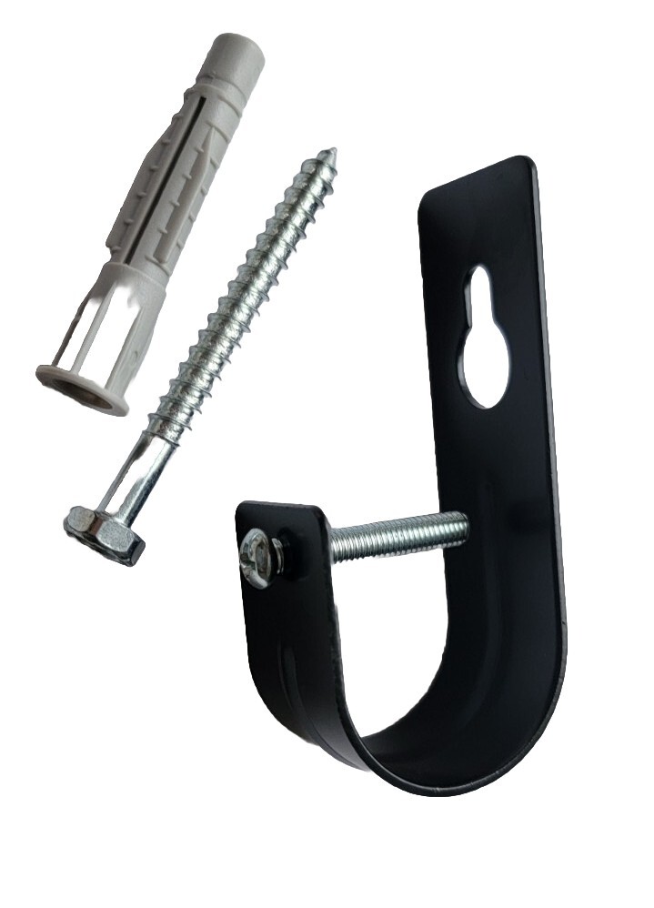 U hook bar holder de 3in X 1 in