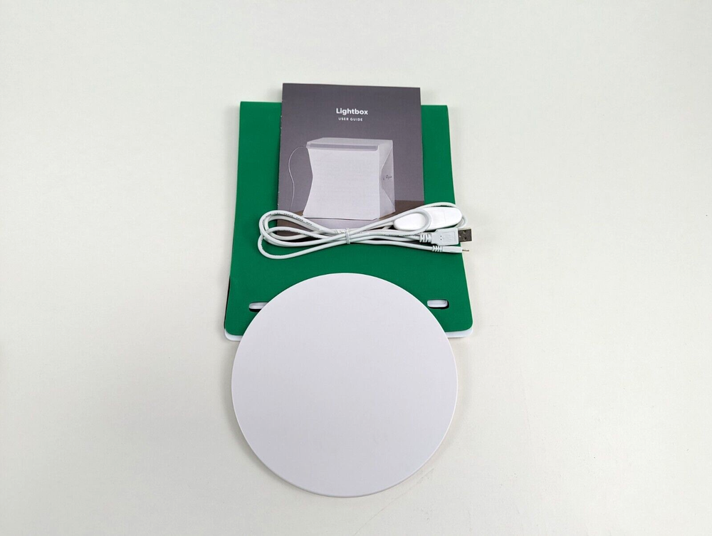 Pivo Lightbox 10" Portable Professional Lightbox Studio Full Set 360 Turntable