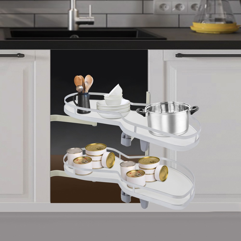 Right Blind Corner Kitchen Cabinet Organizer Pull Out Organizer Each Load 15kg