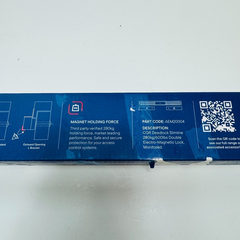 CQR AEM20004 280KG 600lbs Double Electromagnetic Lock Monitored