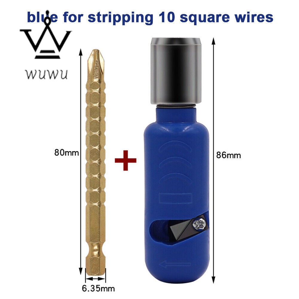 Electric Wire Peeling Machine Drill Wire Stripper Fast Wire Stripping Tool