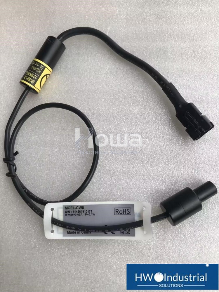 1PC MORITEX MCEL-CW8 Visual Coaxial Point Light Source White 8mm