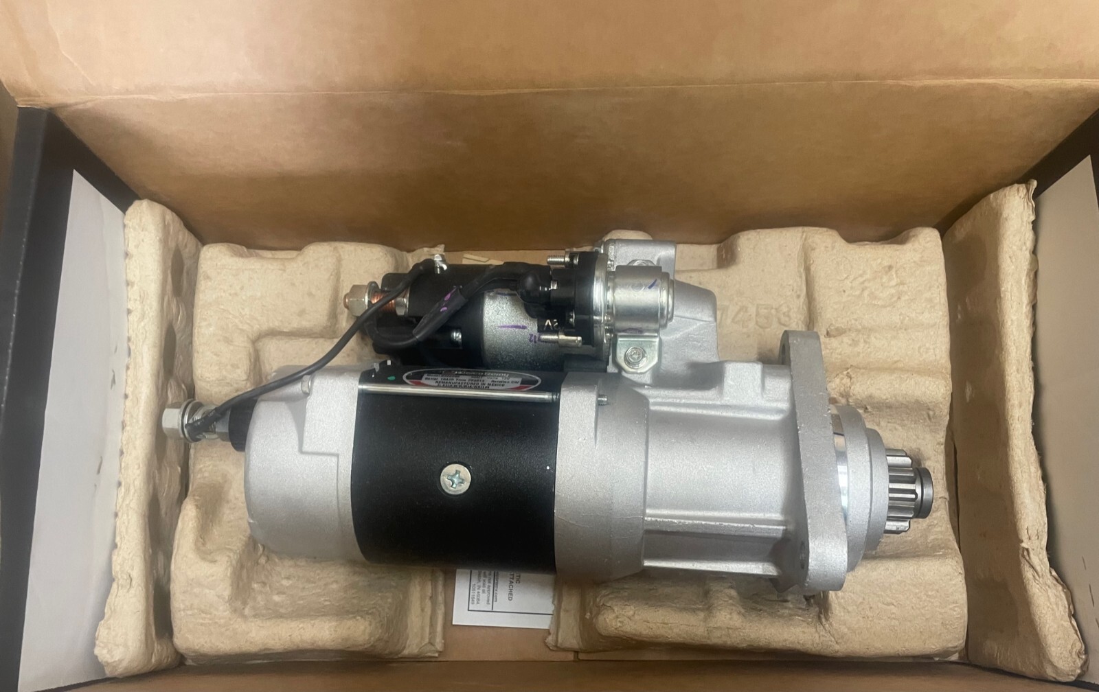 Delco Remy Reman MTR 39MT HD 12V Starter P/N 8300060