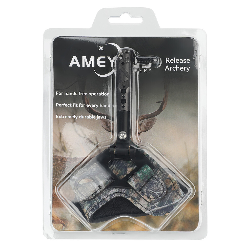Wrist Release Aids Caliper Strap Trigger Adjustable Archery Compound Bow Hunting