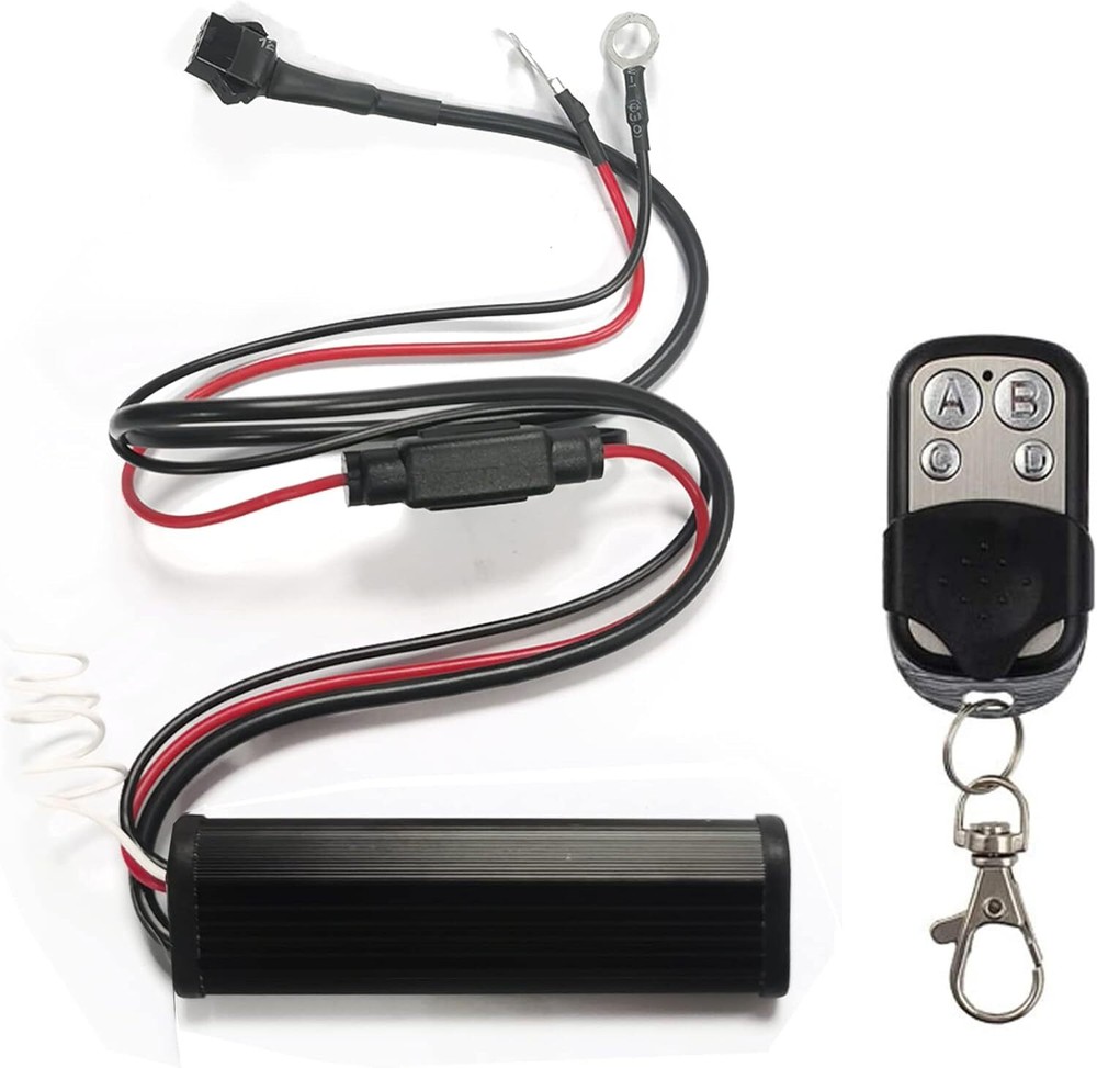Wireless RGB Remote Controller for Motorcycle Car LED Accent Lights 12V