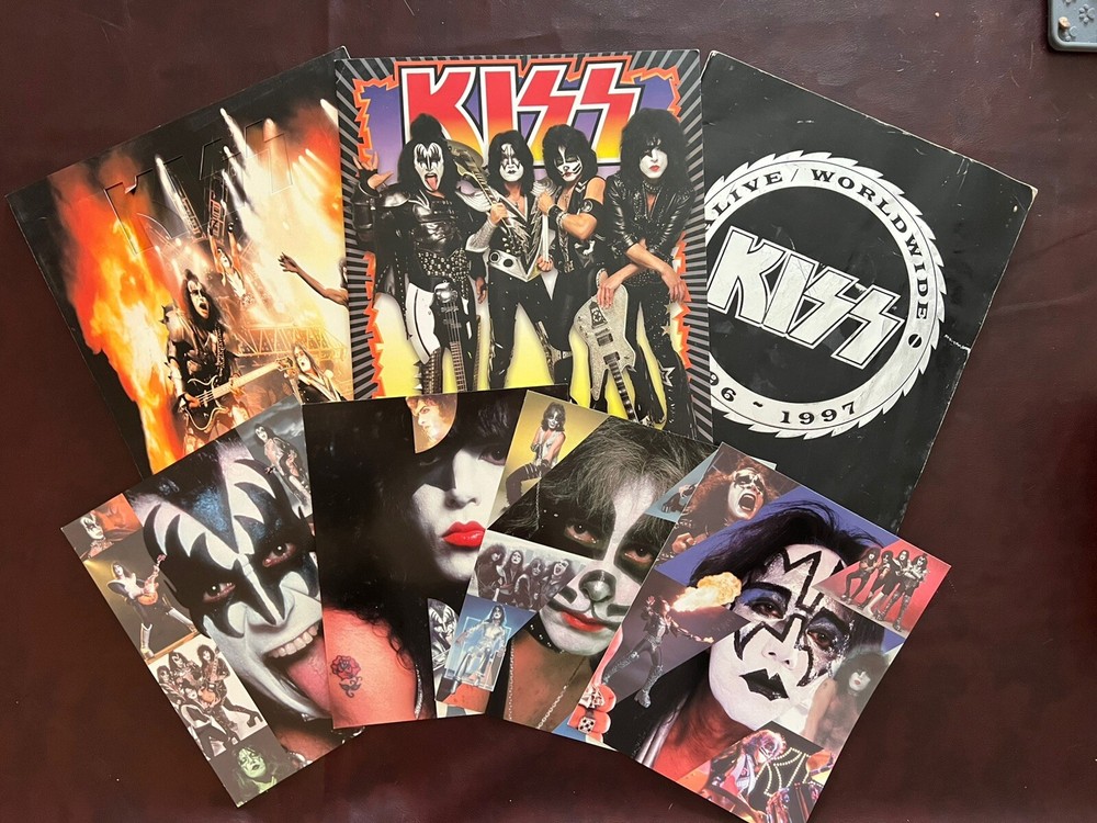 Kiss Alive World Wide, Farewell, Alive 35, Program Tour Book & Auction Photos