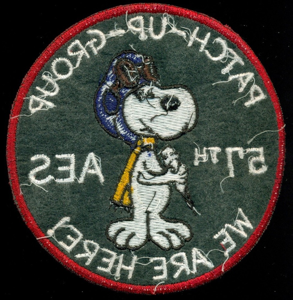 USAF 57th Aeromedical Evacuation Squadron Snoopy Patch K-2