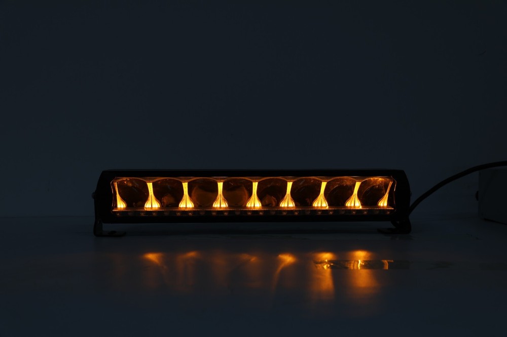 17"' Led Light Bar Position Emergency Warning Hazard Flash Strobe Beacon Amber