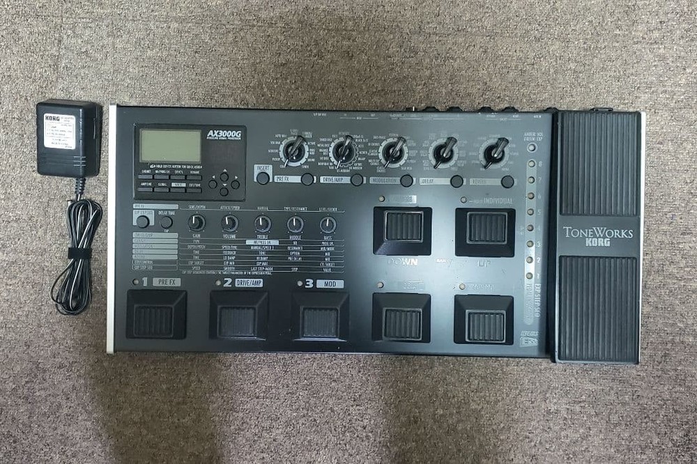 Korg AX3000G ToneWorks Guitar Multi Effects w/ Original Adapter Tested Working