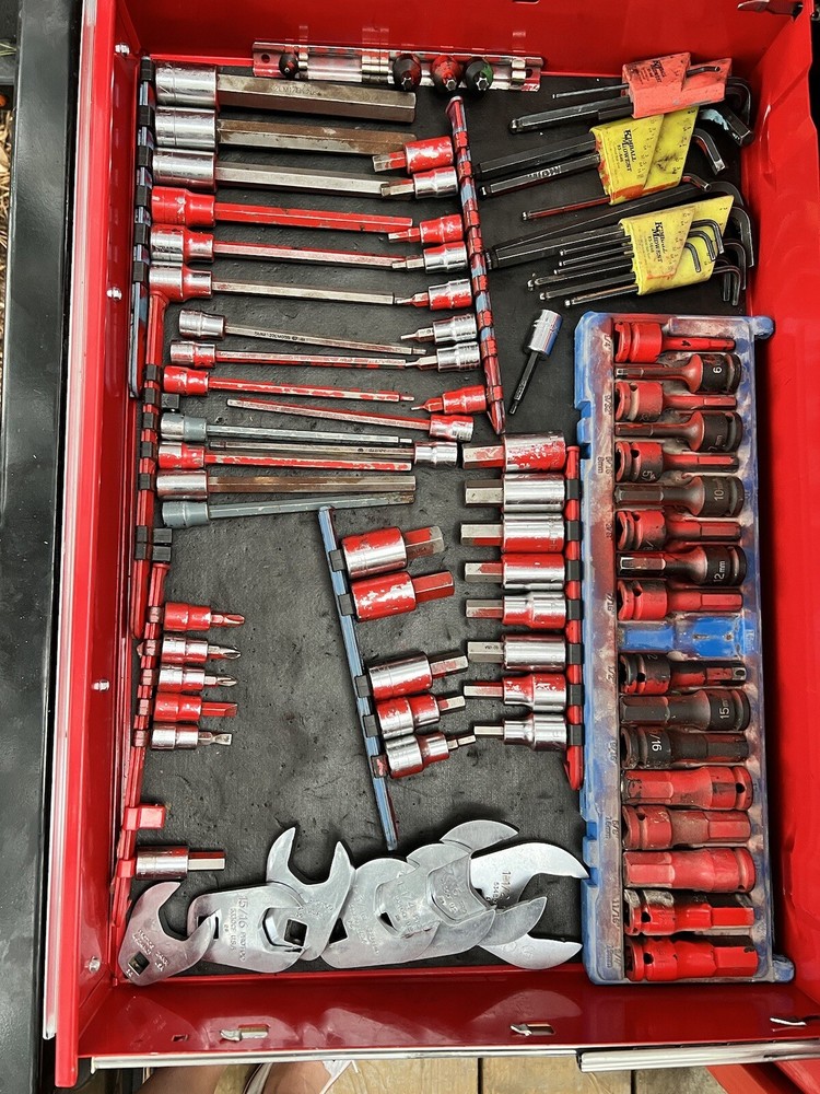 Toolbox w/ Custom Cart & Tools