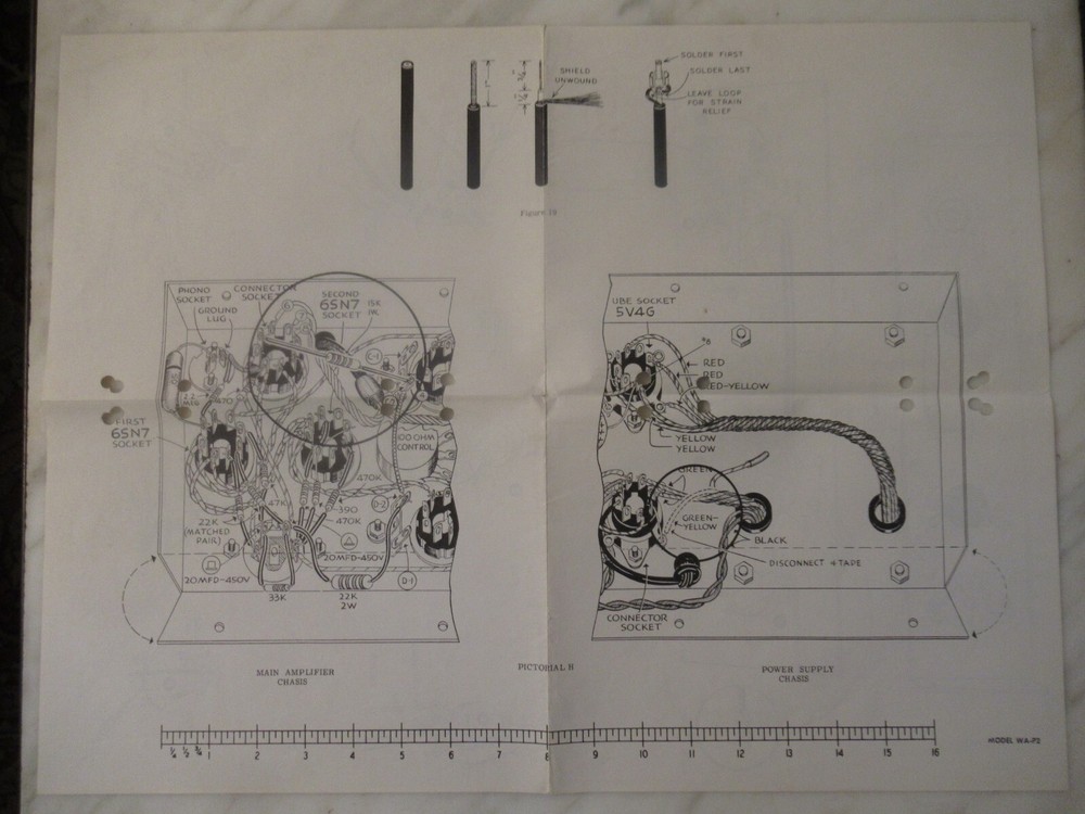 HEATHKIT MODEL WA-P2 PREAMPLIFIER MANUAL - ORIGINAL
