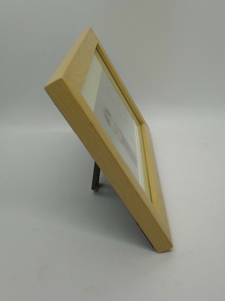 Machine Loomed Asian Silk Panel With Script Vintage Modern Post 1990 Wood Frame