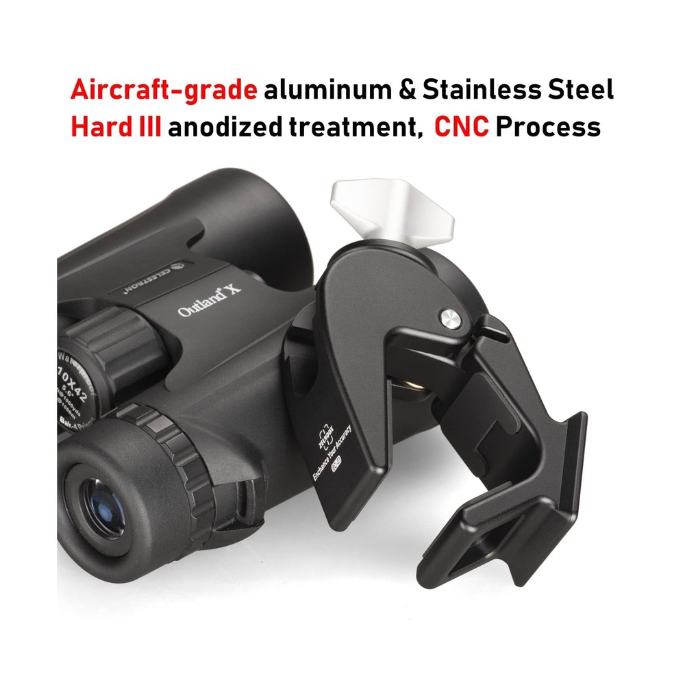 Binocular Tripod Adapter,Arca Dovetail Quick Release,1/4" Screw Hole Mount (B...