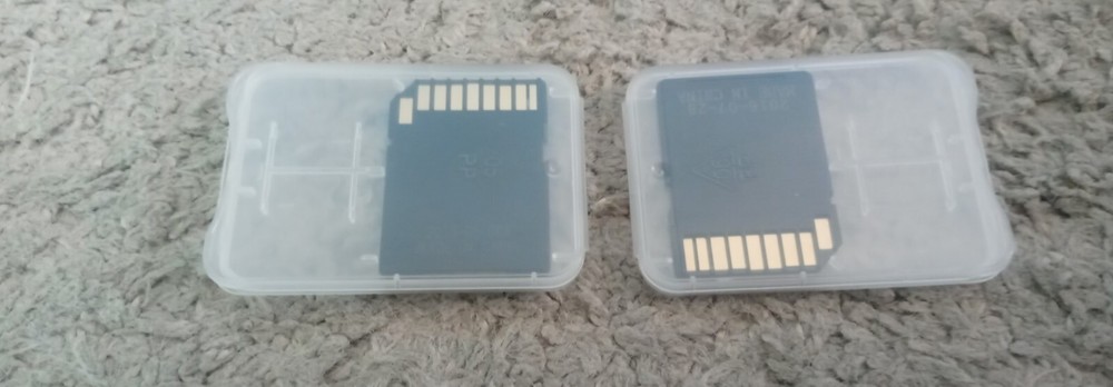 San Disk Micro SD Adapter Cards 2 Lot Preowned Good Condition
