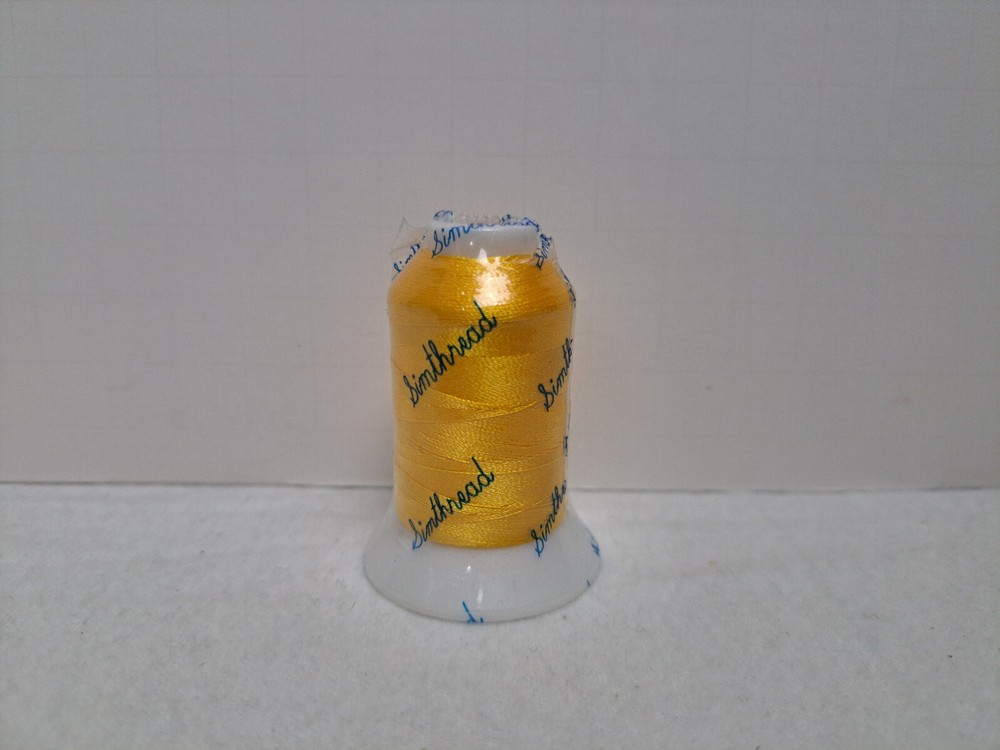 Simthread Embroidery Thread (550 Yards) - Harvest Gold #206 (Sealed)