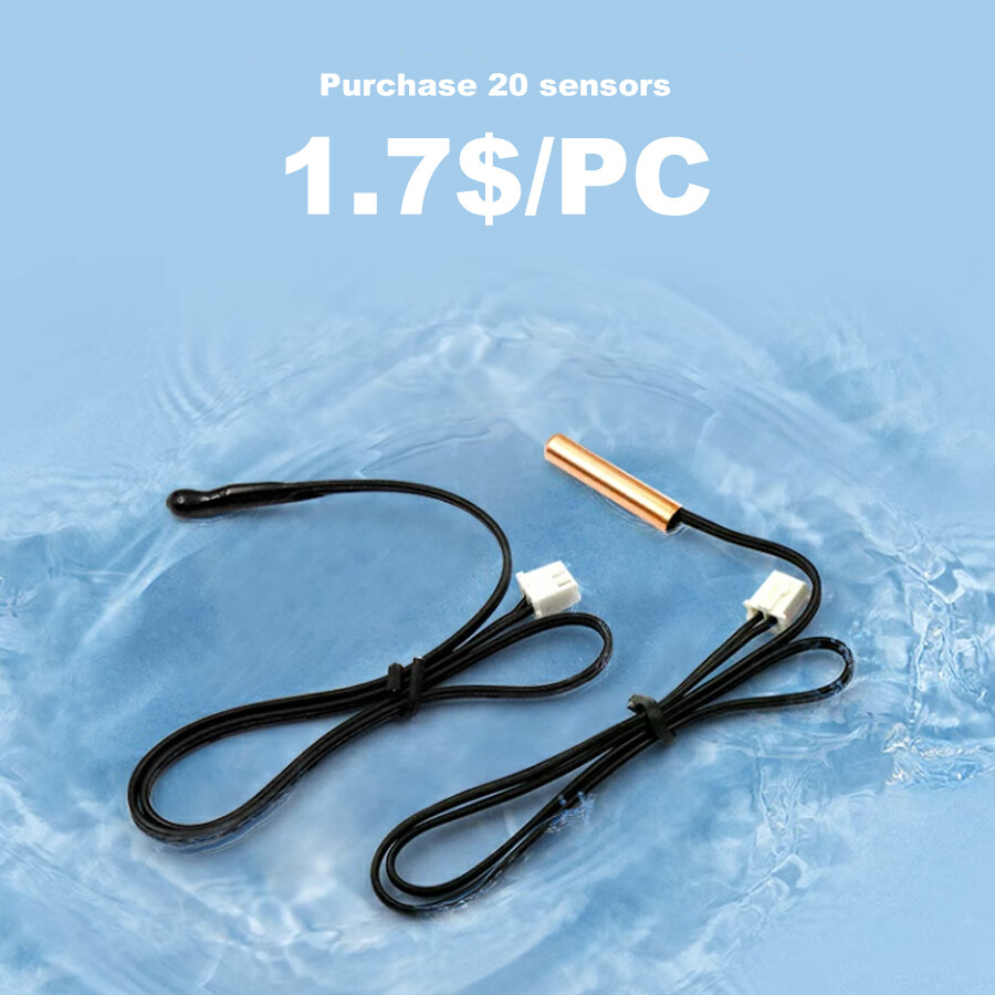 TC 25K Rubber Head Air Conditioning Temperature Sensor High-Precision Probe Head