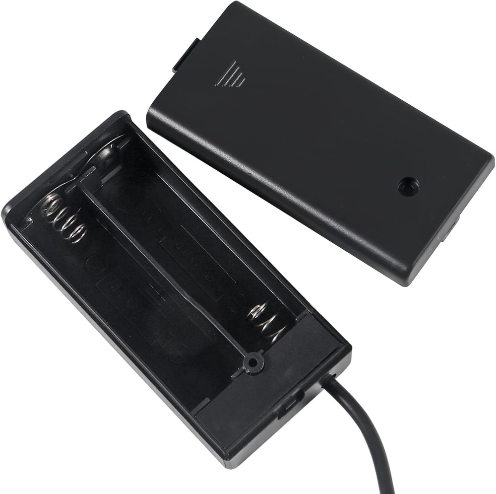 3Pcs 2 AA Battery Holder USB Female Socket 2 AA Battery Case Box Holder