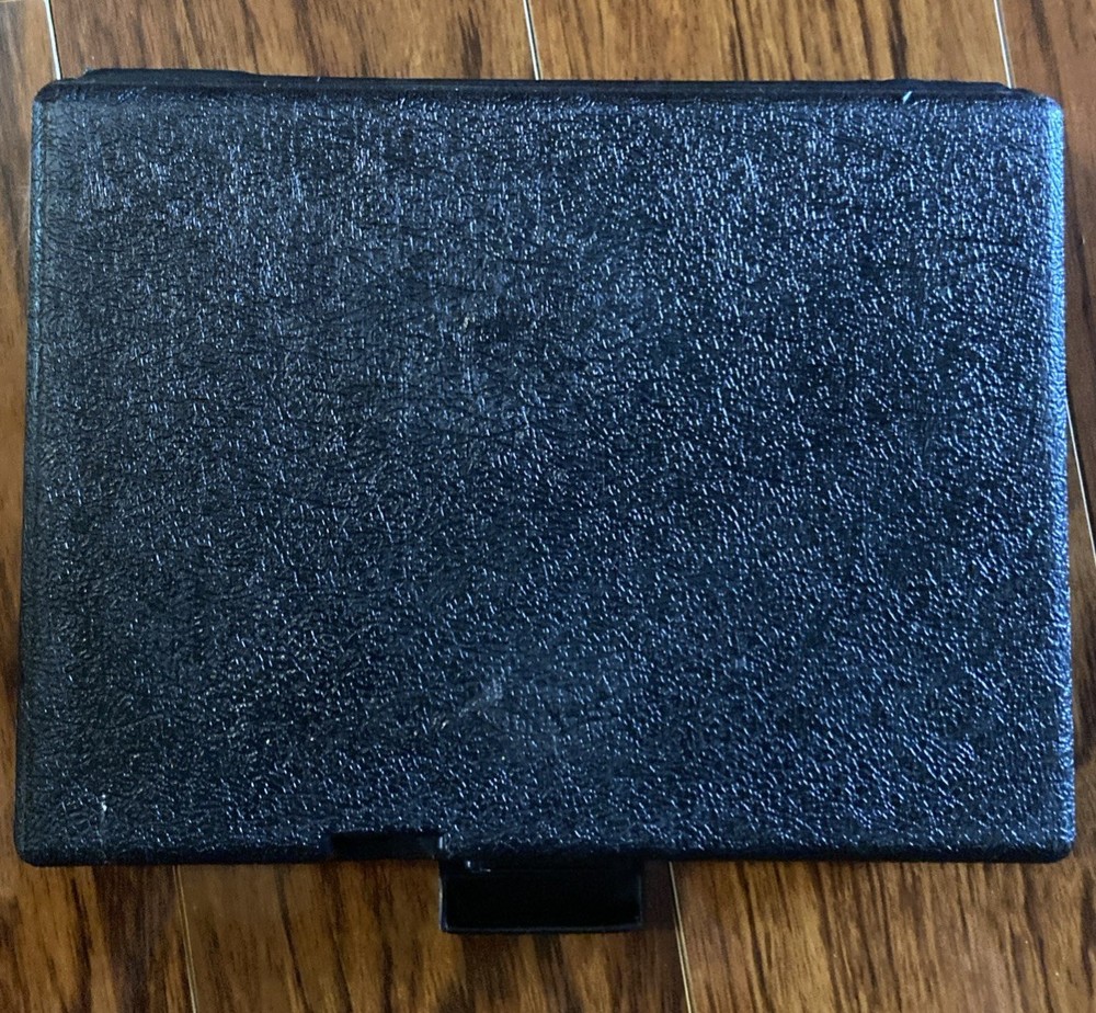 RUGER P85 BLACK FACTORY HARD CASE OEM ORIGINAL PLASTIC CASE.