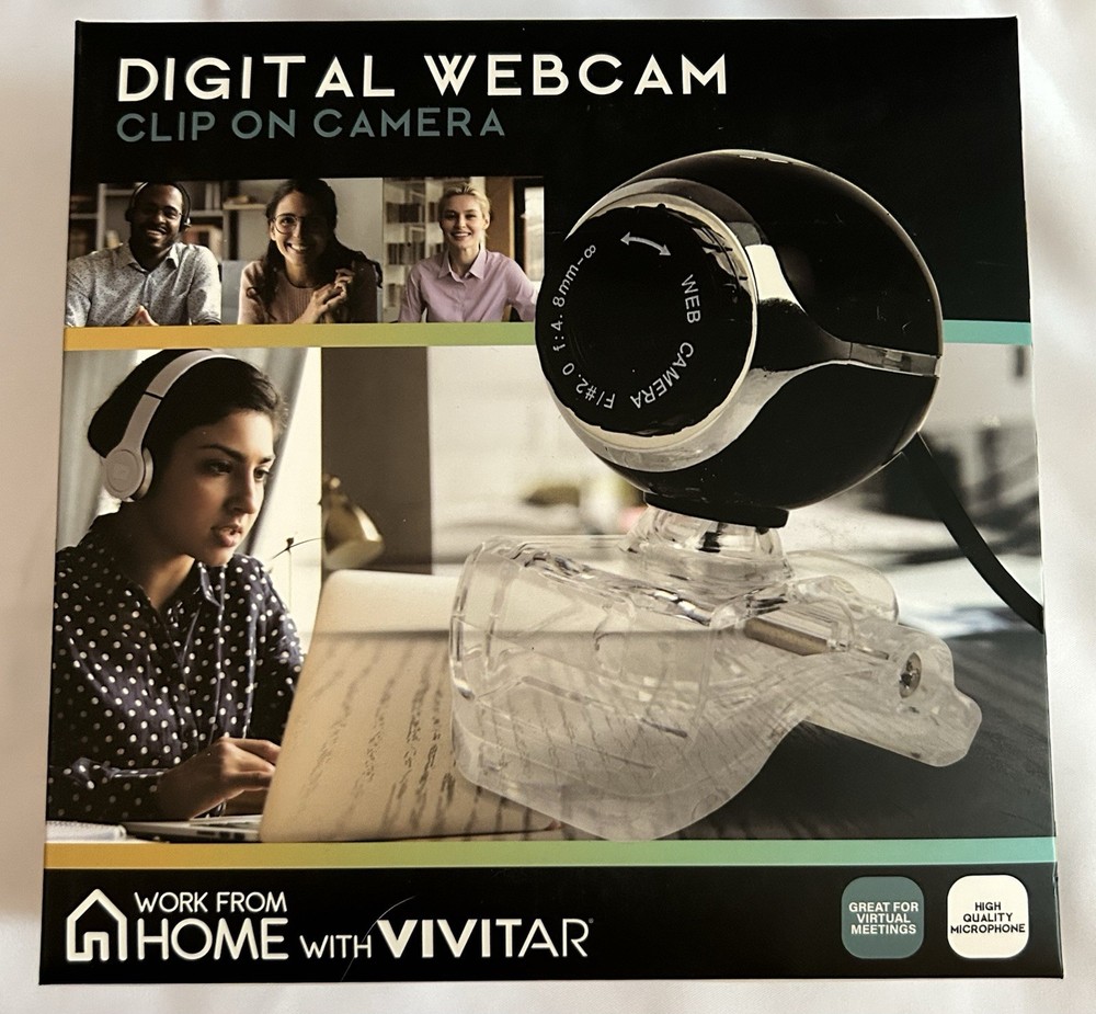 Vivitar Digital Webcam Clip On Camera - New In Box