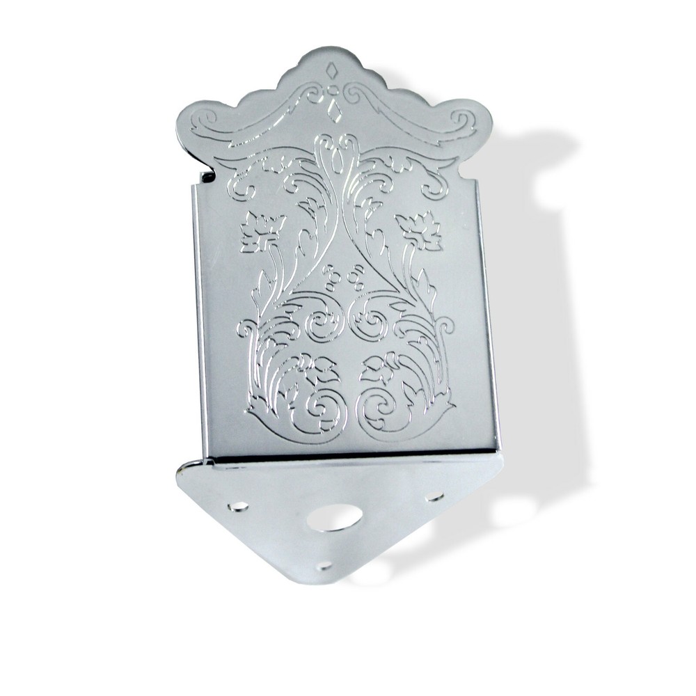 Tailpiece Mandolin Screw on Clamshell Style Chrome 109605CH