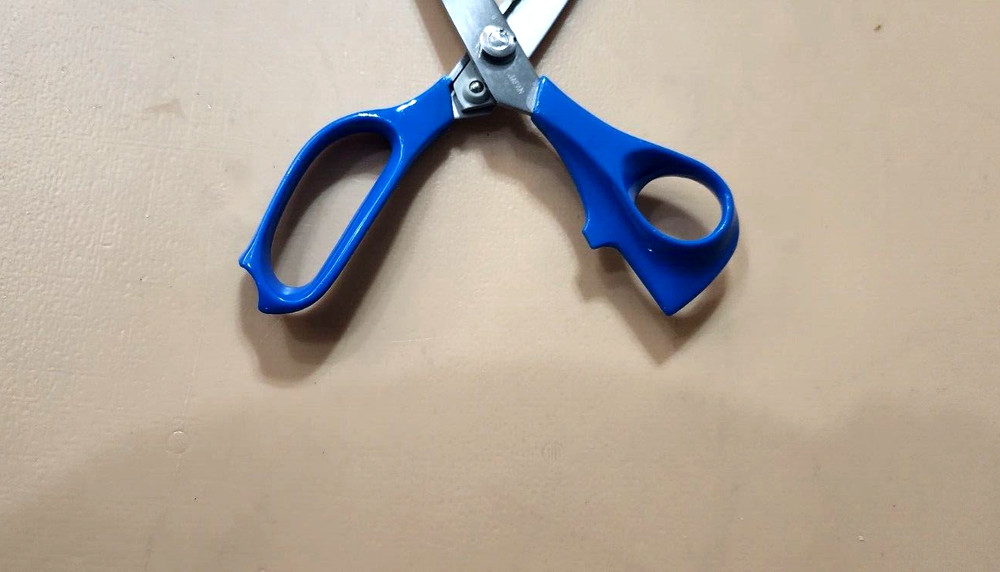 DuraSharp Precision Scissors Jagged Edge Blade Craft Japan Blue