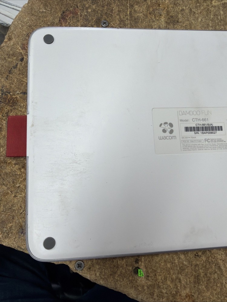 Wacom Bamboo Fun Model CTH-661 USB Plugin Tablet