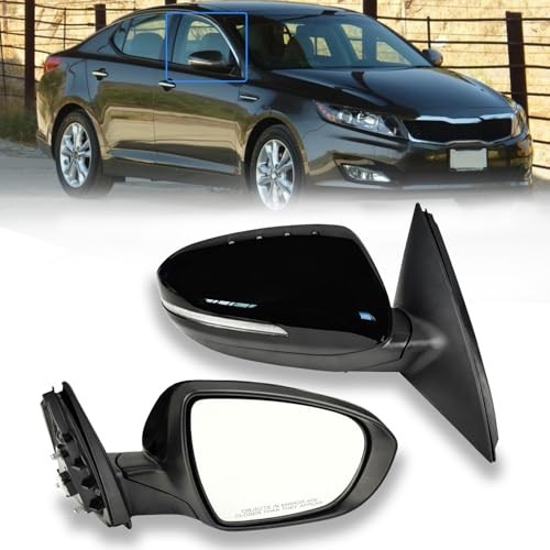 Side Mirror Compatible With Kia Optima 2011 2012 Right Passenger Side Black