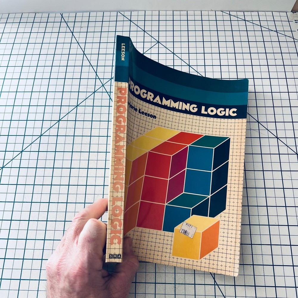 Programming Logic Marjorie Leeson IBM 1983 Vintage Computer Computing Design