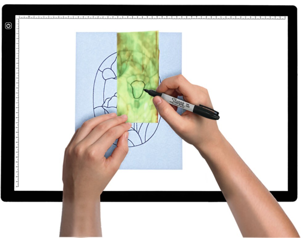 Studio Pro LED Light Pad - Tracing Light for Stained Glass Patterns and Crafts