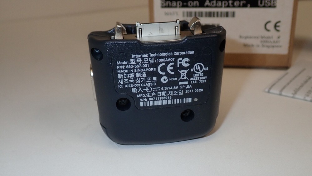 Intermec 850-567-001 Snap-on Adapter USB - " NEW In BOX "