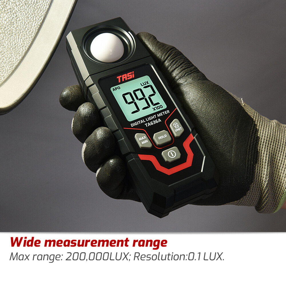 Handheld Digital Light Lux Meter Illuminometer Luminometer 0.1~20000Lux Detector