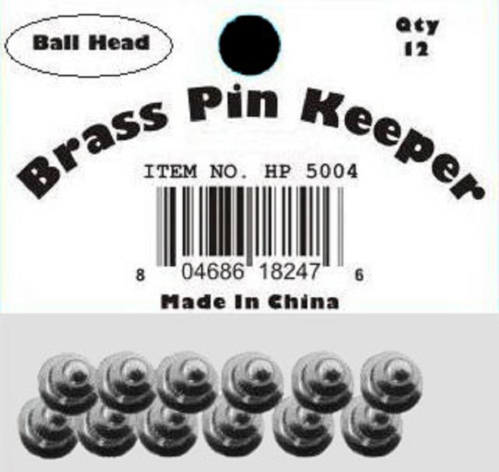 ( 36 Pieces ) Pin Keepers backs Locks Locking (Ball Head Silver)