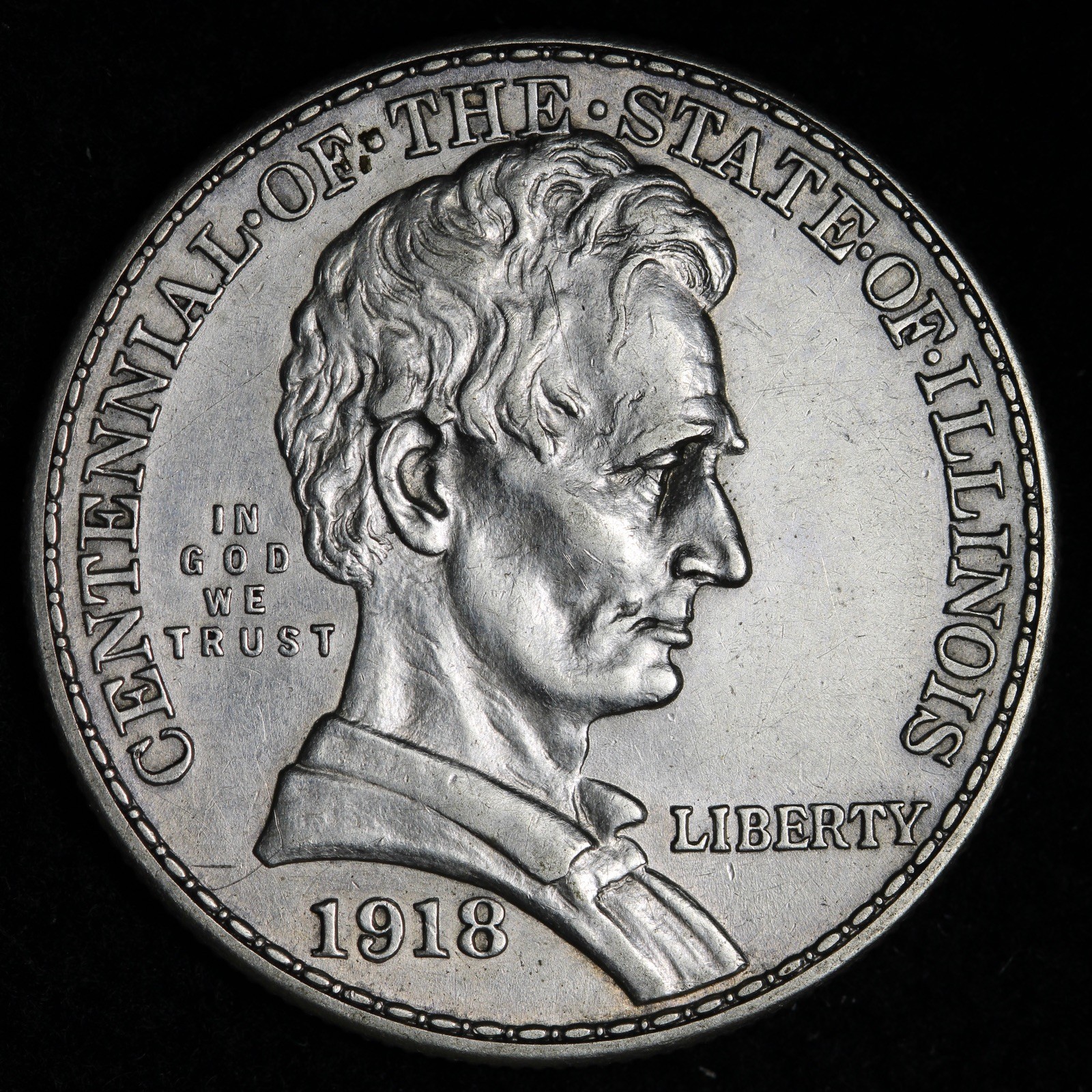 1918 State of Illinois Silver Half Dollar UNC *UNCIRCULATED* MS E338 JXCXB