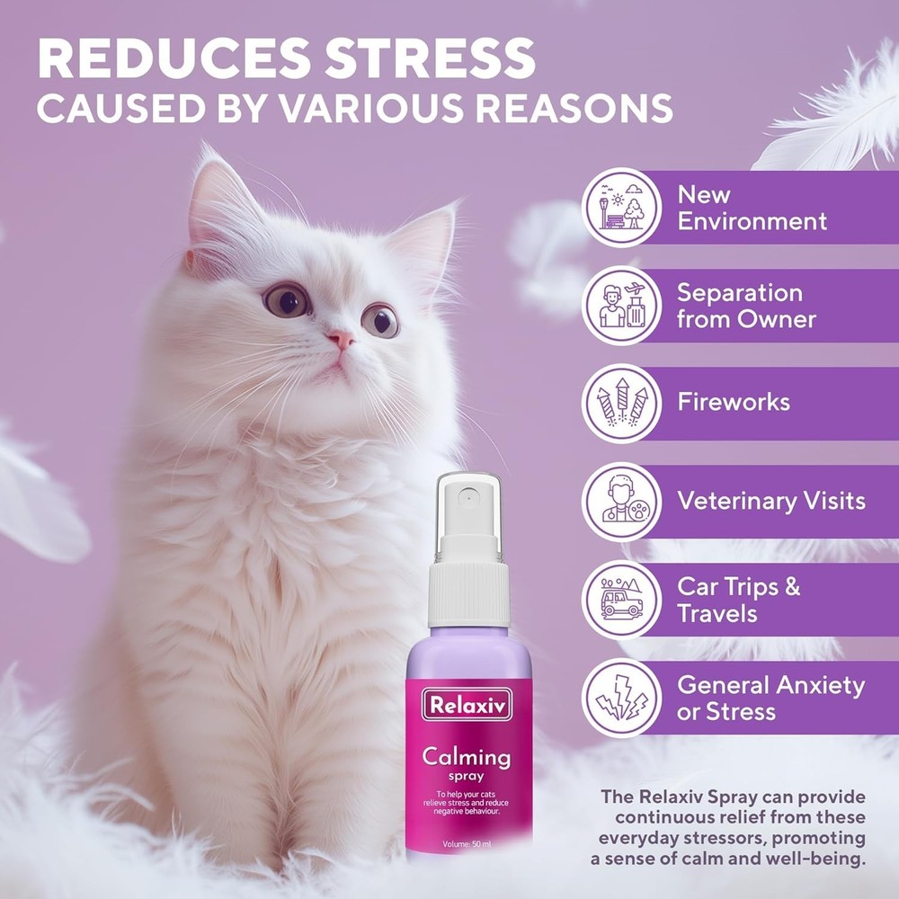 1.7oz Cat Scratch & Stress Relief Pheromone Spray - Effective & Safe Solution