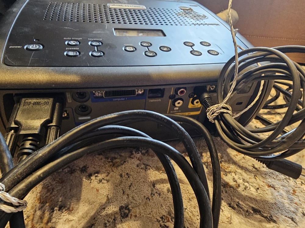 ASK Proxima C180 LCD Projector With Cables. Turns On!!