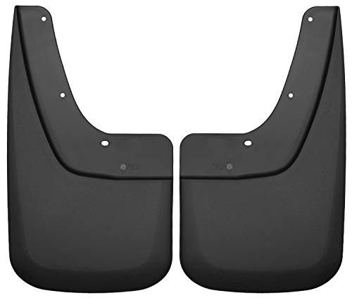 Mud Guards | Rear Mud Guards - Black | Custom Rear Mud Guards Silverado/Sierra