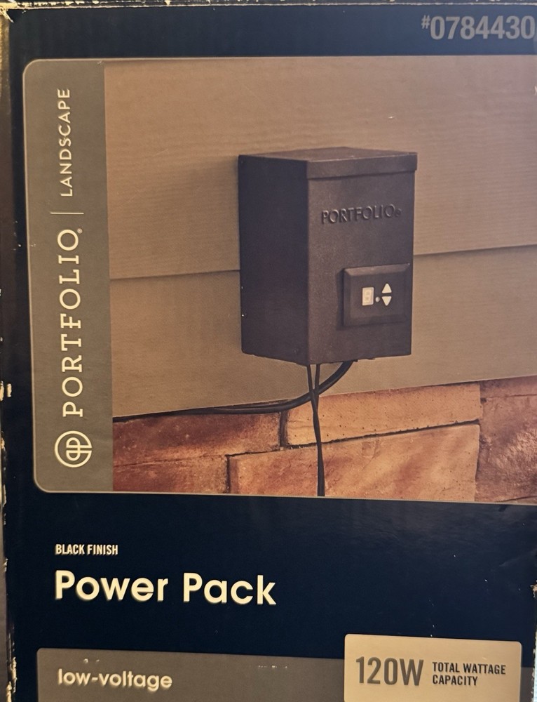 Portfolio 120-Watt Landscape Lighting Transformer w/Digital Timer & Sensor