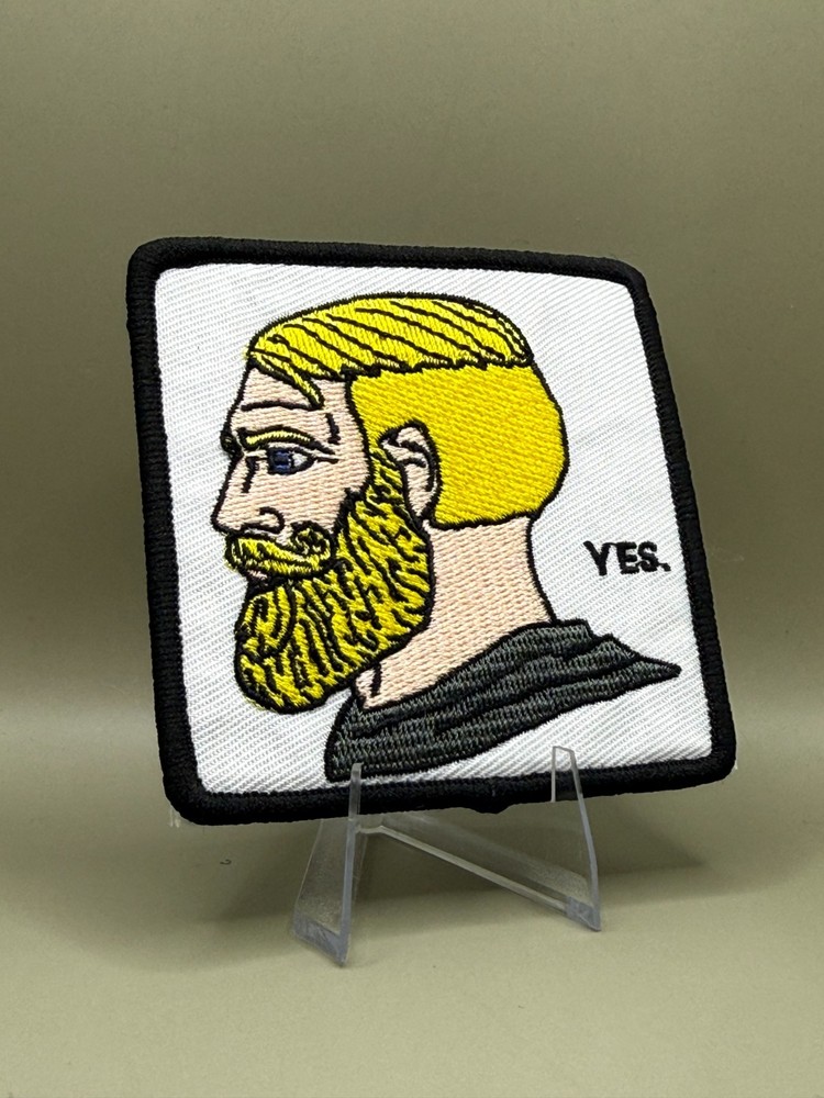 Tactical Morale Patch, Hook & Loop, YES Meme patch Funny Gift